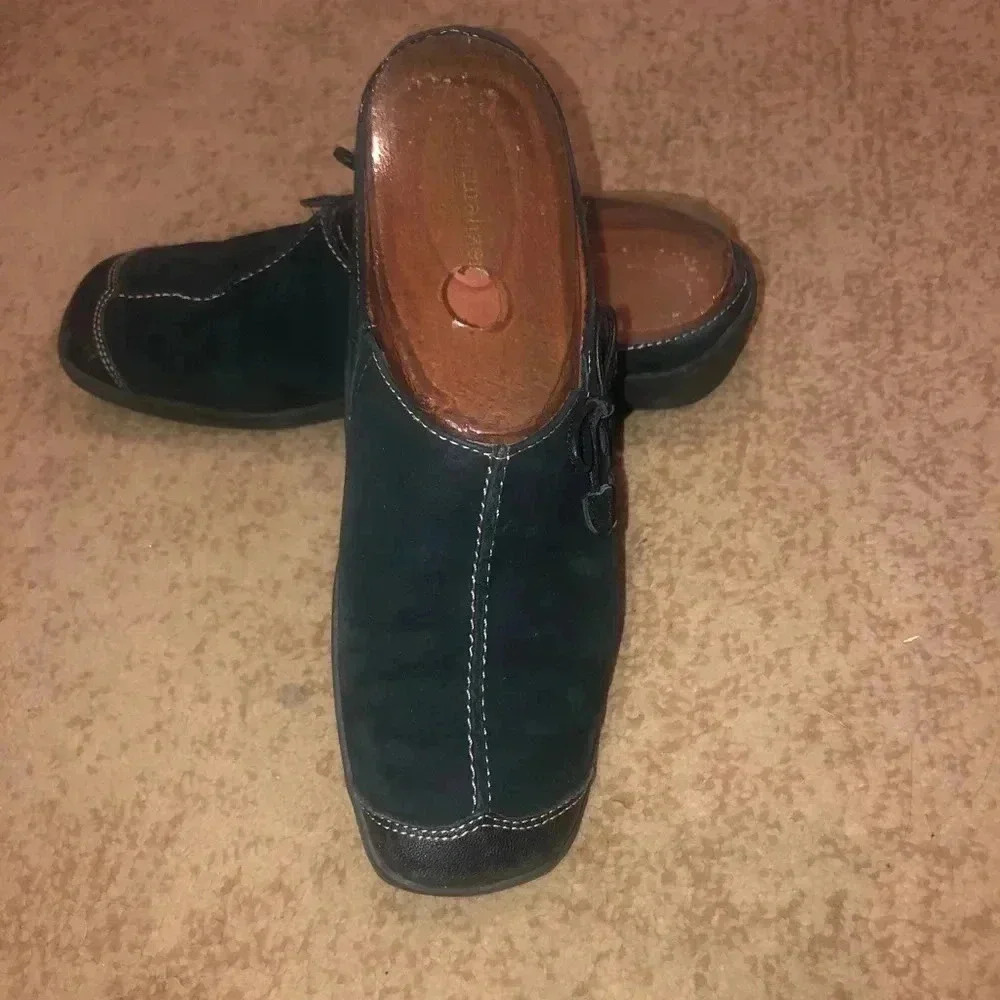 Naulizer blackmubuck slide on shoes